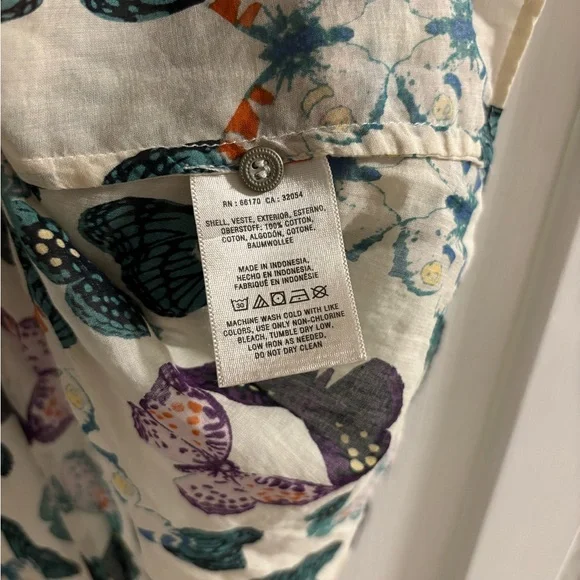 Anthropologie Maeve Buttoned Blouse - Picture 5 of 8